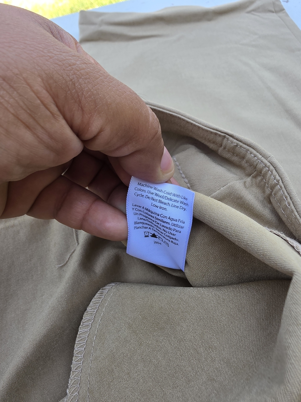 Time and Tru Pull-On Stretch Pants Women's XL (16–18) Average Khaki Straight Leg - Picture 9 of 11